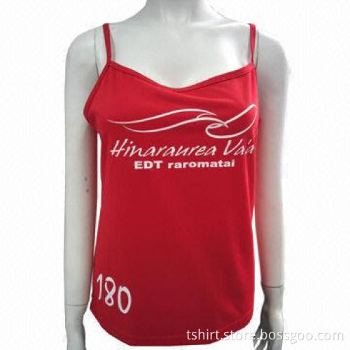 Women's summer vests, women sexy red vest, tunics tops for women